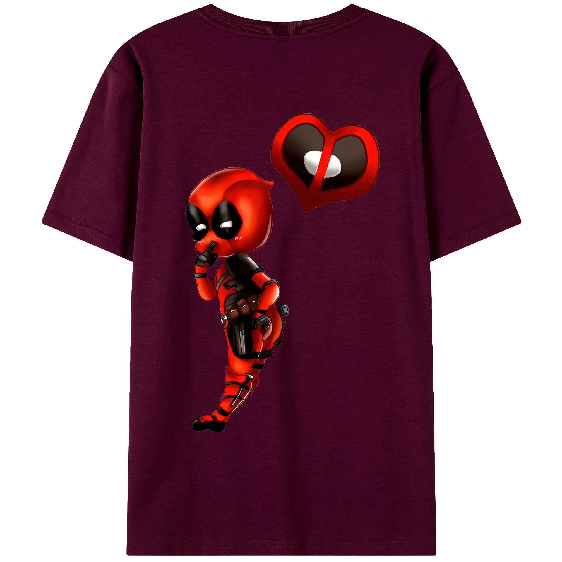 （画像用） Deadpool デッドプール レディース半袖Tシャツ(バックプリント)